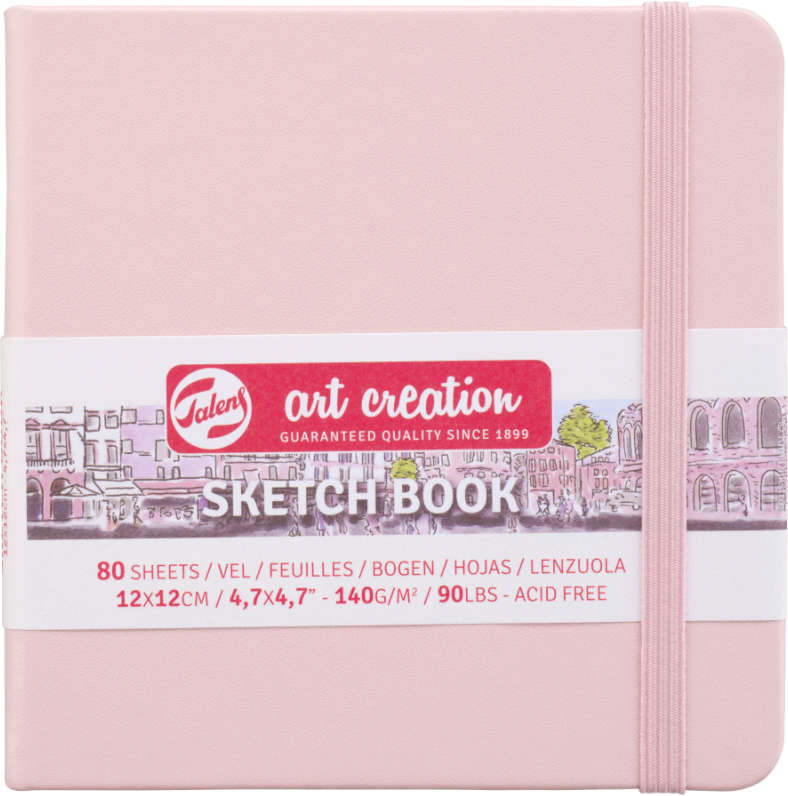 

Блокнот для графики Royal Talens Art Creation 140 г/м2 12 х 12 см 80 листов Pastel Pink (8712079451622)