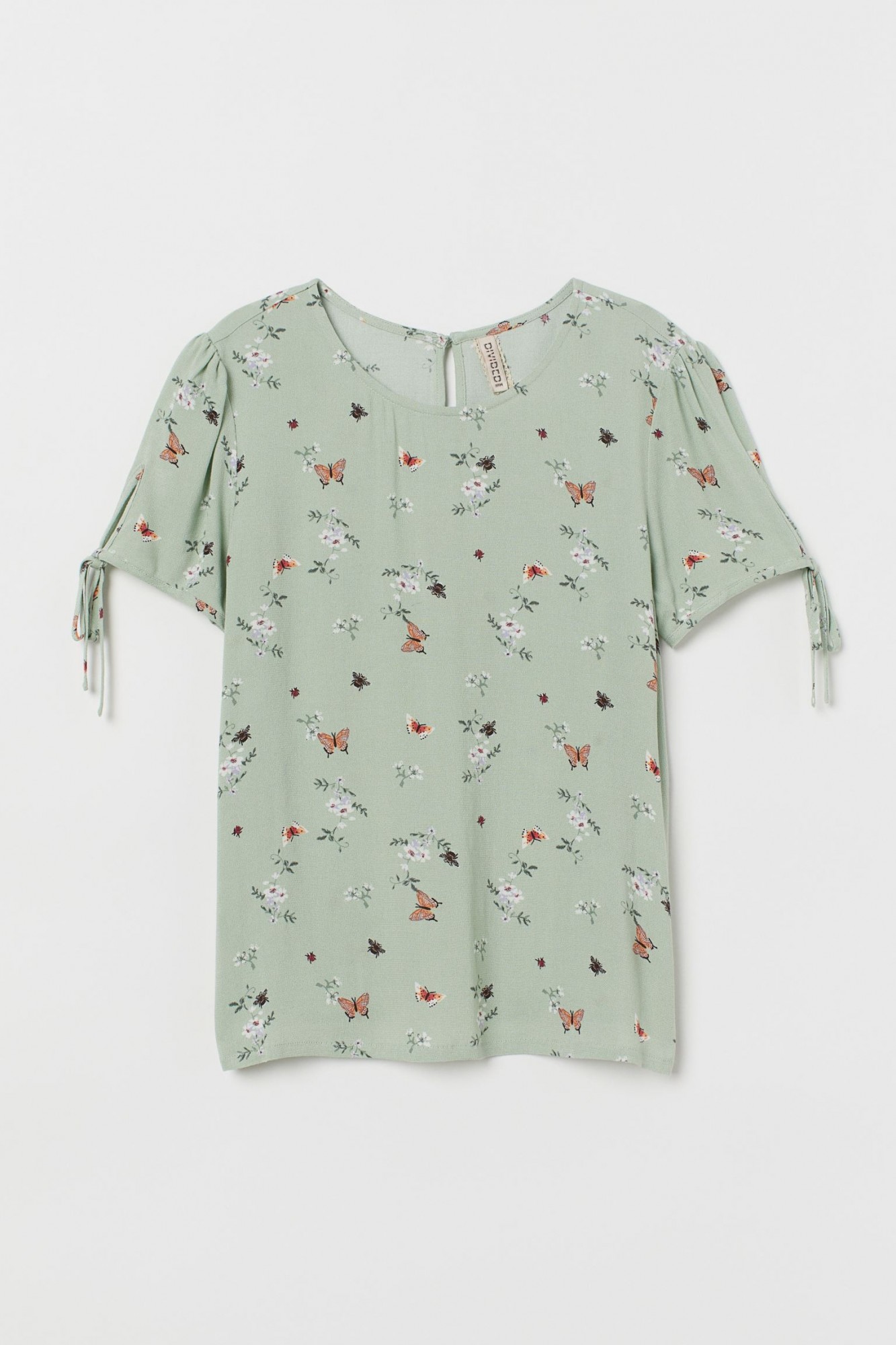 

Блуза с к/р H&M 38 Светло-зеленый 7301229sdm
