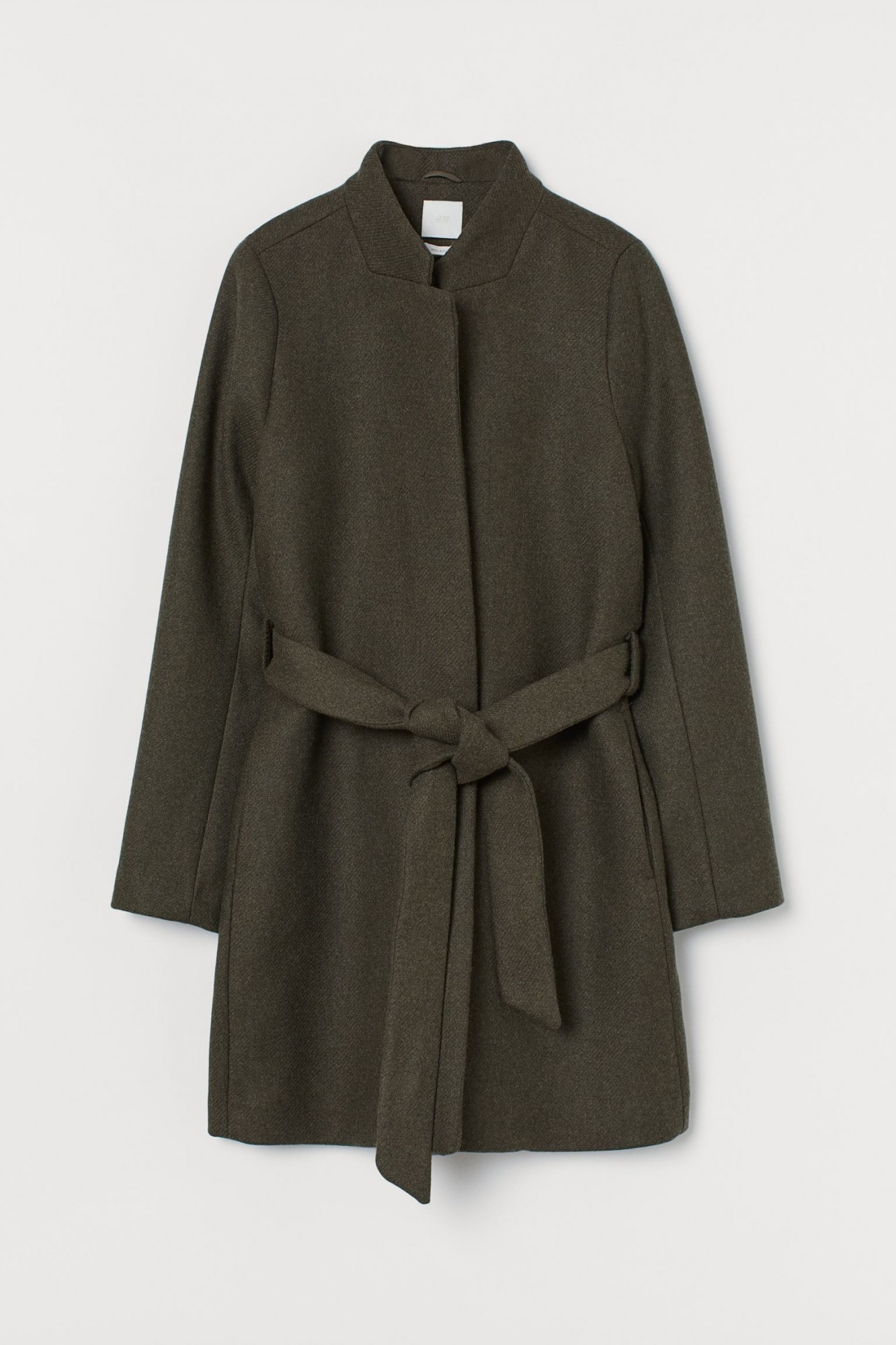

Пальто шерсть бленд H&M 48 Хаки 9189442sdm