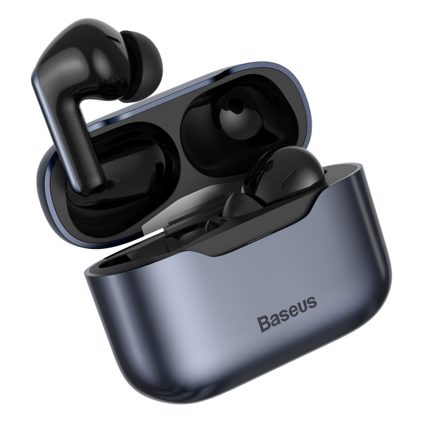 

Беспроводные вакуумные наушники в кейсе BASEUS Encok SIMU TWS S1 Pro Черный