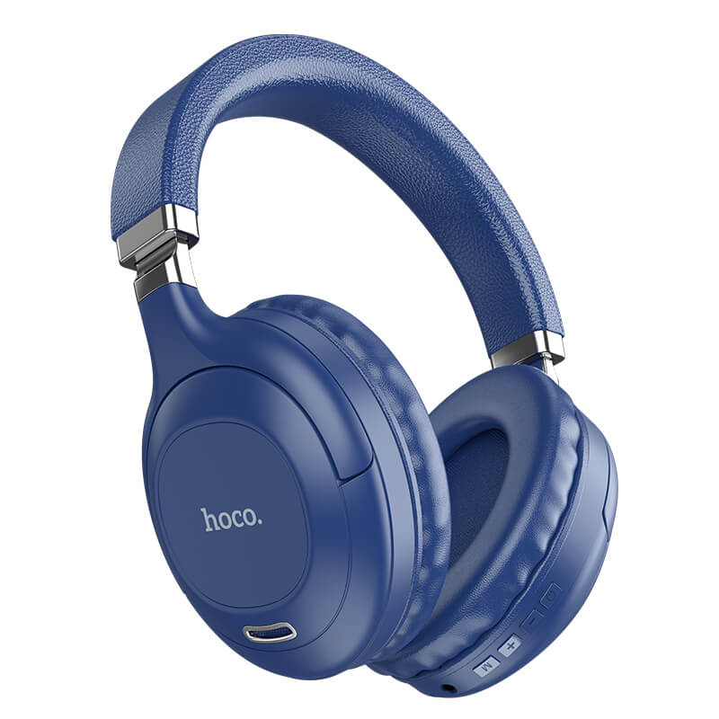 

Беспроводные накладные наушники блютуз с микрофоном HOCO W32 Bluetooth Синий