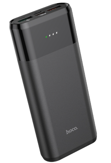 

Павербанк PowerBank с быстрой зарядкой HOCO Companion Fully 10000mAh J61 |2USB/1Type-C PD/QC 3A| Черный