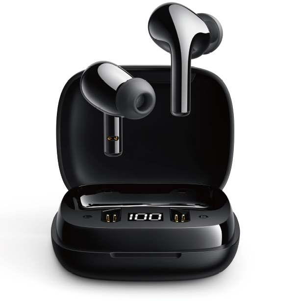 

Беспроводные вакуумные сенсорные наушники в кейсе гарнитура JOYROOM JR-TL6 Черный