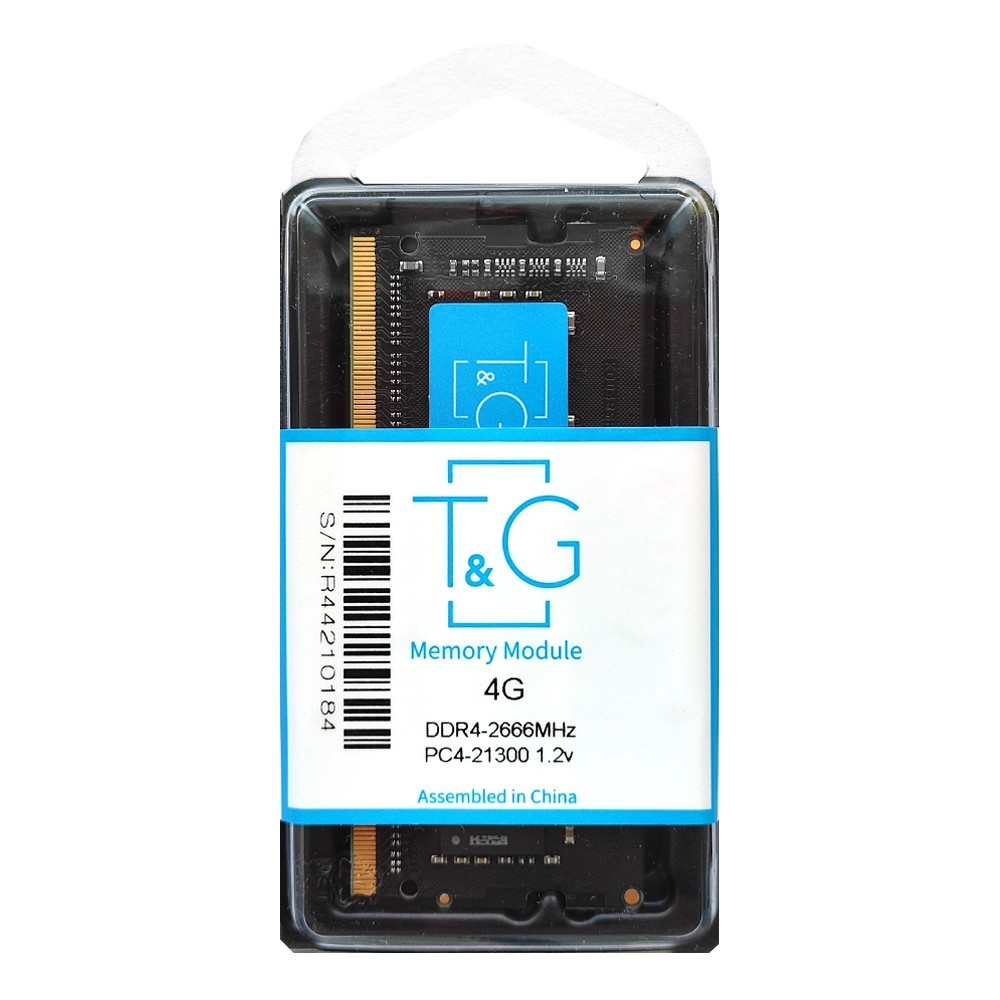 

Оперативная память T&G SO-DIMM 4GB DDR4 2666 MHz (TGDR4NB4G2666)