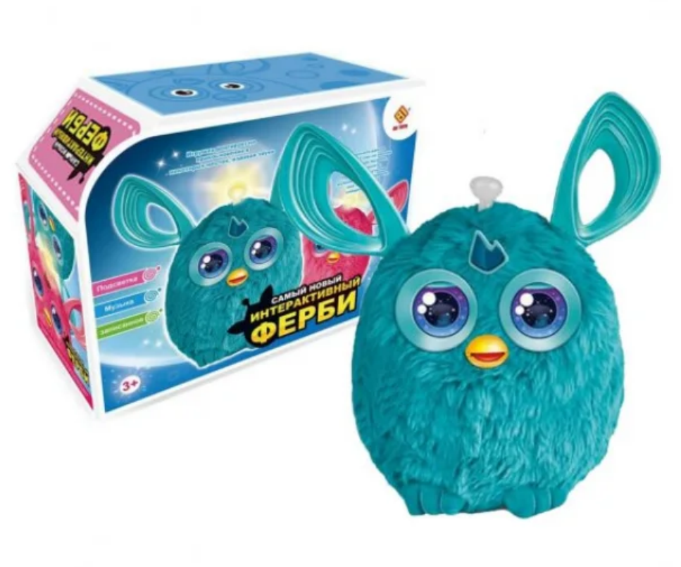 

Детская Интерактивная Игрушка Furby Бирюзовый Русскоязычный Ферби