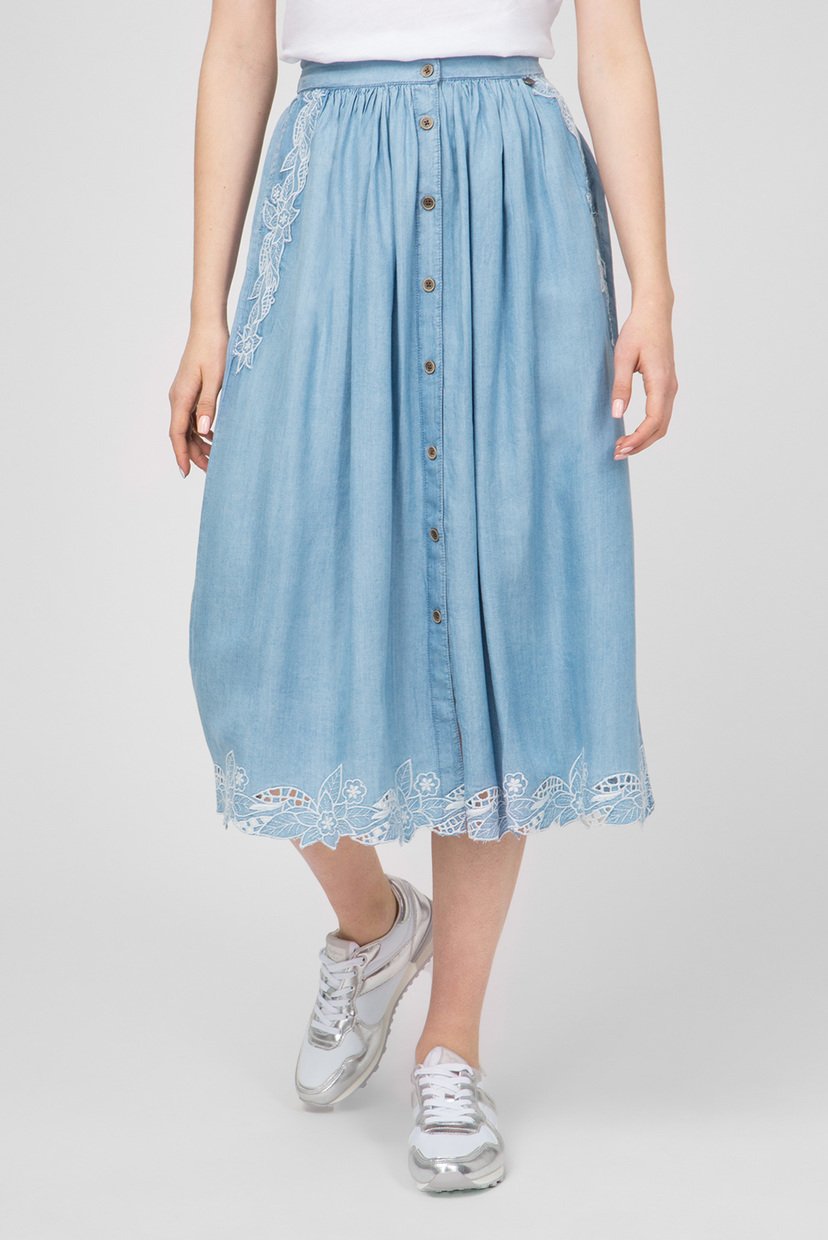 

Женская голубая юбка MARTA Pepe Jeans  PL900795, Женская голубая юбка MARTA Pepe Jeans XS PL900795