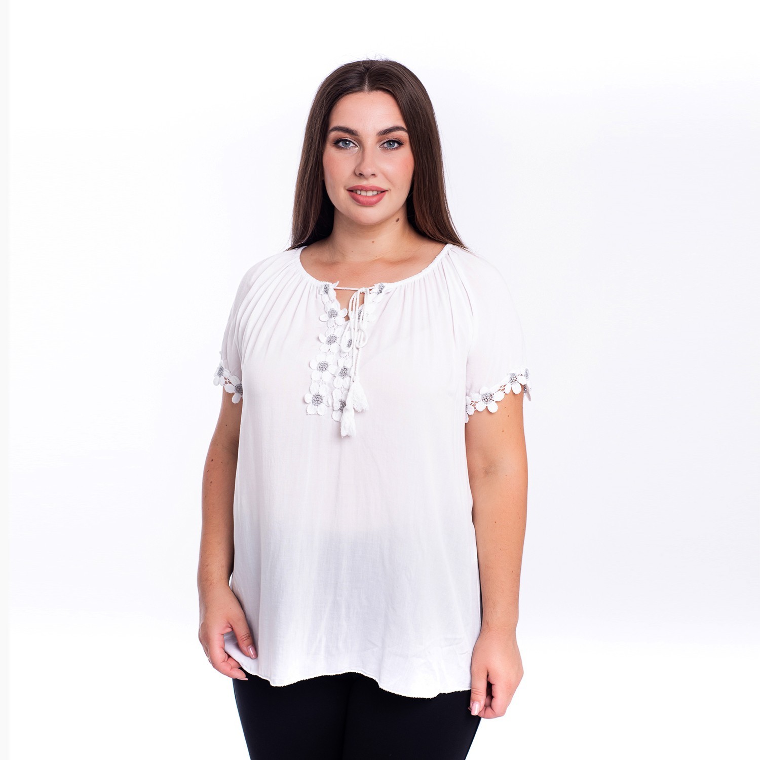 

Блуза New Collection  Белая, Блуза New Collection L Белая