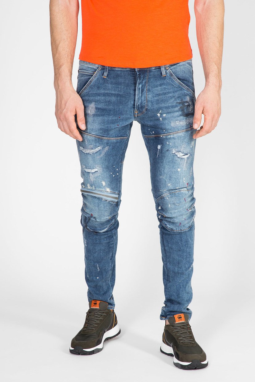 

Мужские синие джинсы 5620 3D Zip Knee Skinny G-Star RAW  D01252,C296, Мужские синие джинсы 5620 3D Zip Knee Skinny G-Star RAW 30-32 D01252,C296