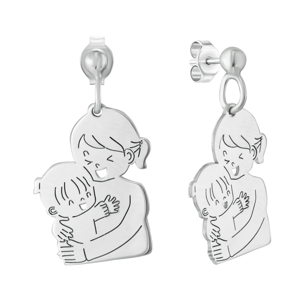 

Серьги-подвески из серебра 000150034