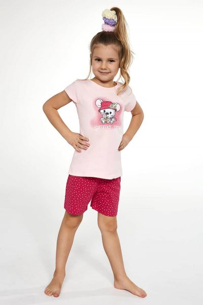 

Пижама 85 Little mouse Cornette 787-21 розовый 122-128