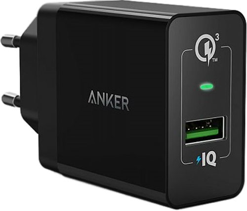

Сетевое зарядное устройство Anker PowerPort+ 1 with QC 3.0 & PowerIQ Black
