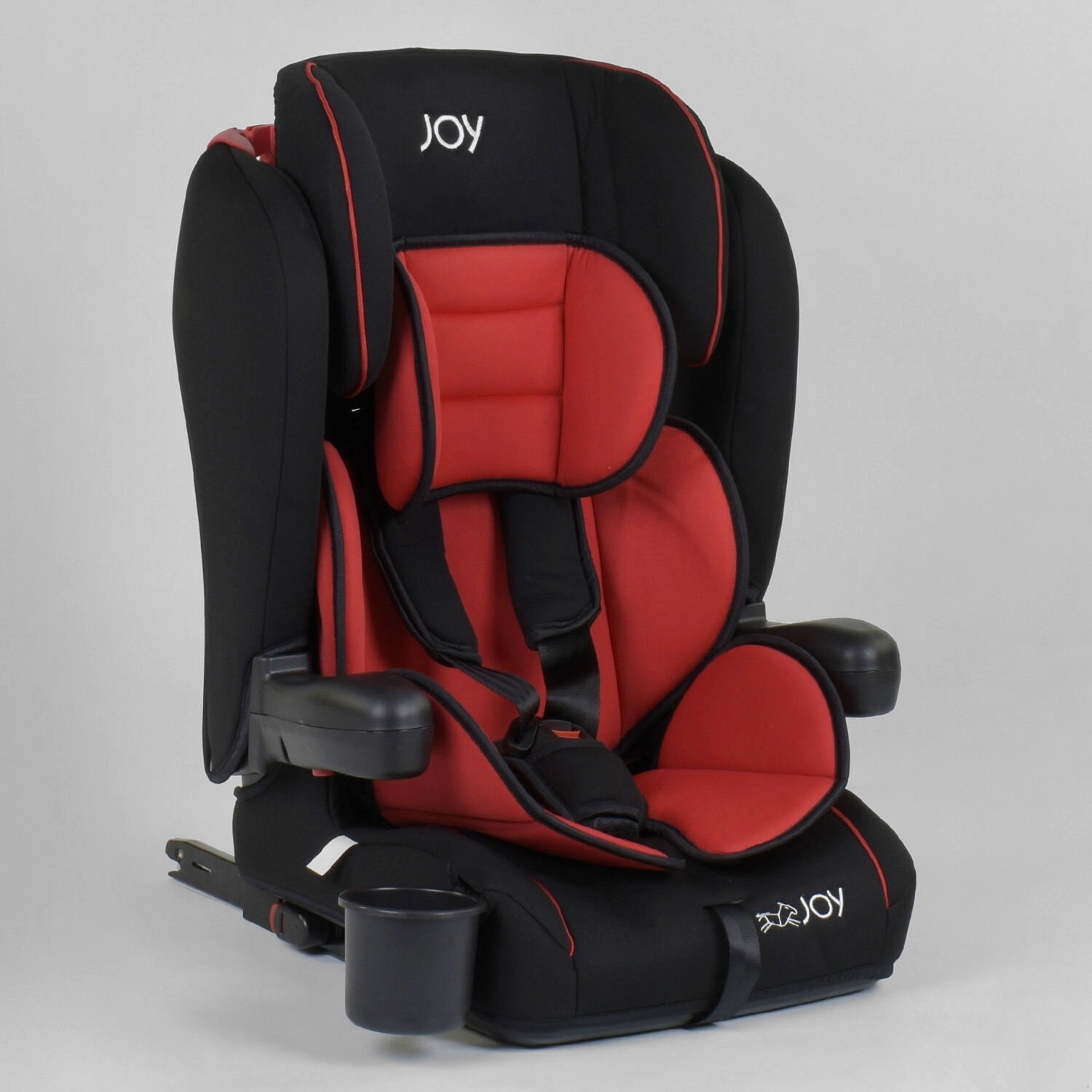 

Автокресло детское универсальное JOY 96710 ISOFIX (9-36 кг) Черно-красное