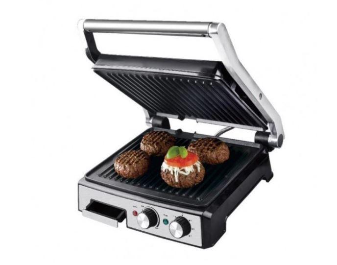 

Контактный гриль прижимной электрический с таймером Haeger 2800W (HG-2681)