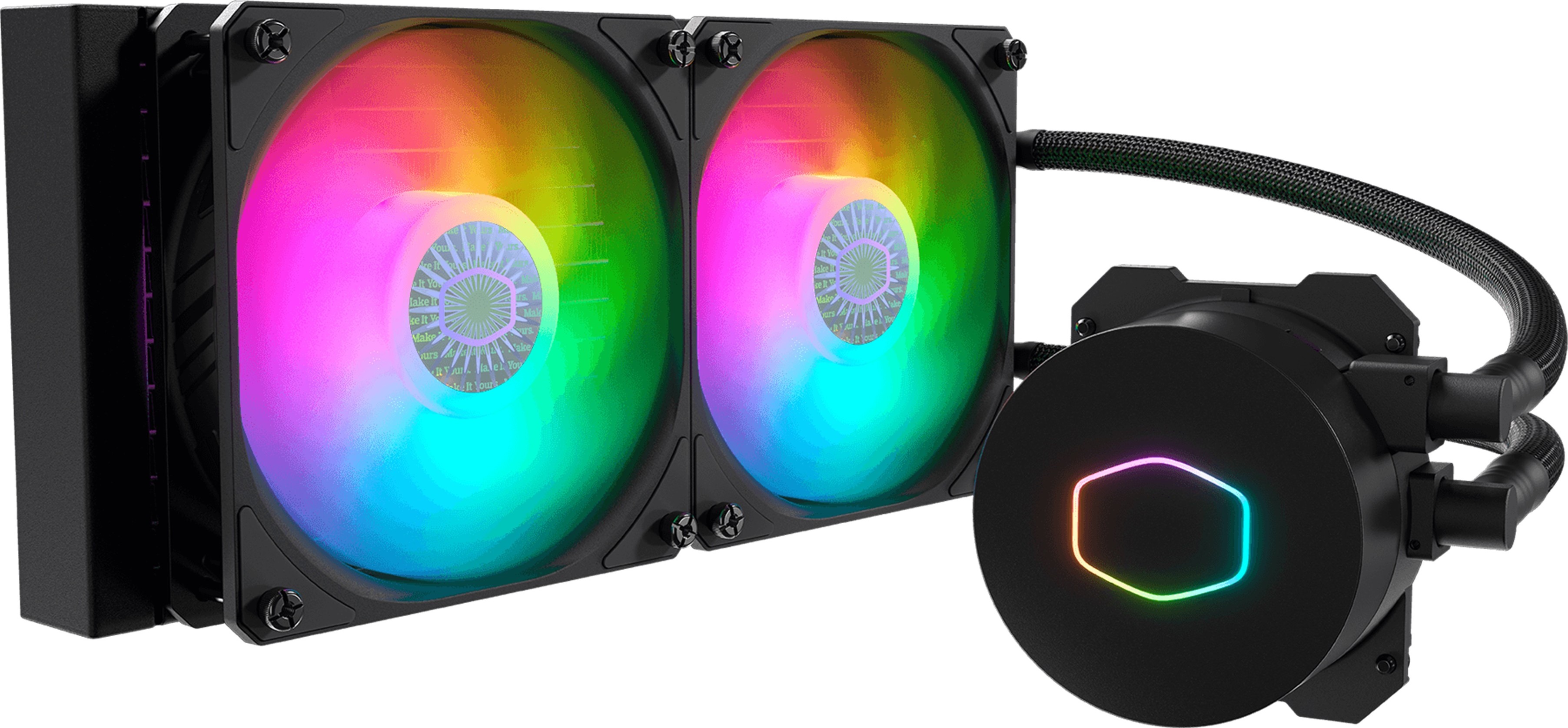 

Система водяного охлаждения Cooler Master MasterLiquid ML240L V2 ARGB LGA2066/2011-V3/1200/115x/AM4/AM3 (MLW-D24M-A18PA-R2)