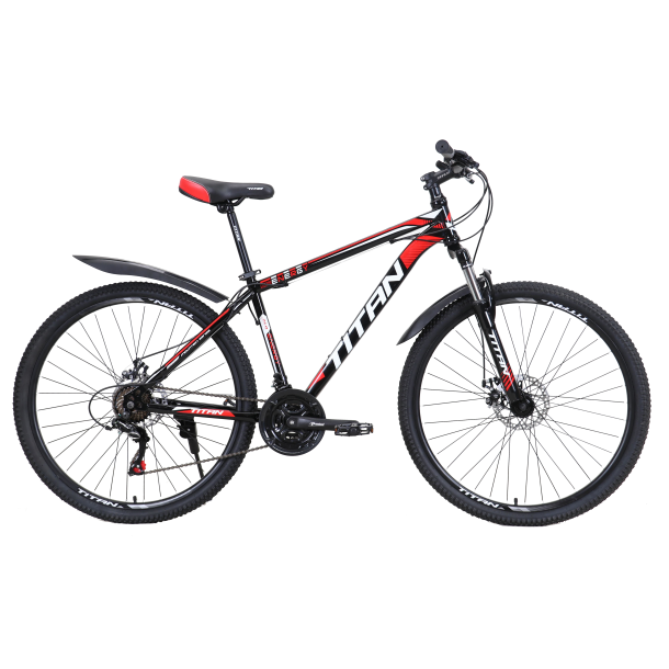 

Велосипед Titan Energy 29"20" Черный-Красный-Белый