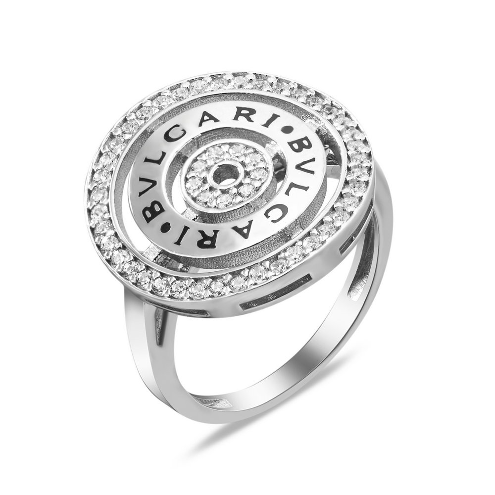 

Серебряное кольцо ins:фианит IM-6855 р-18.5