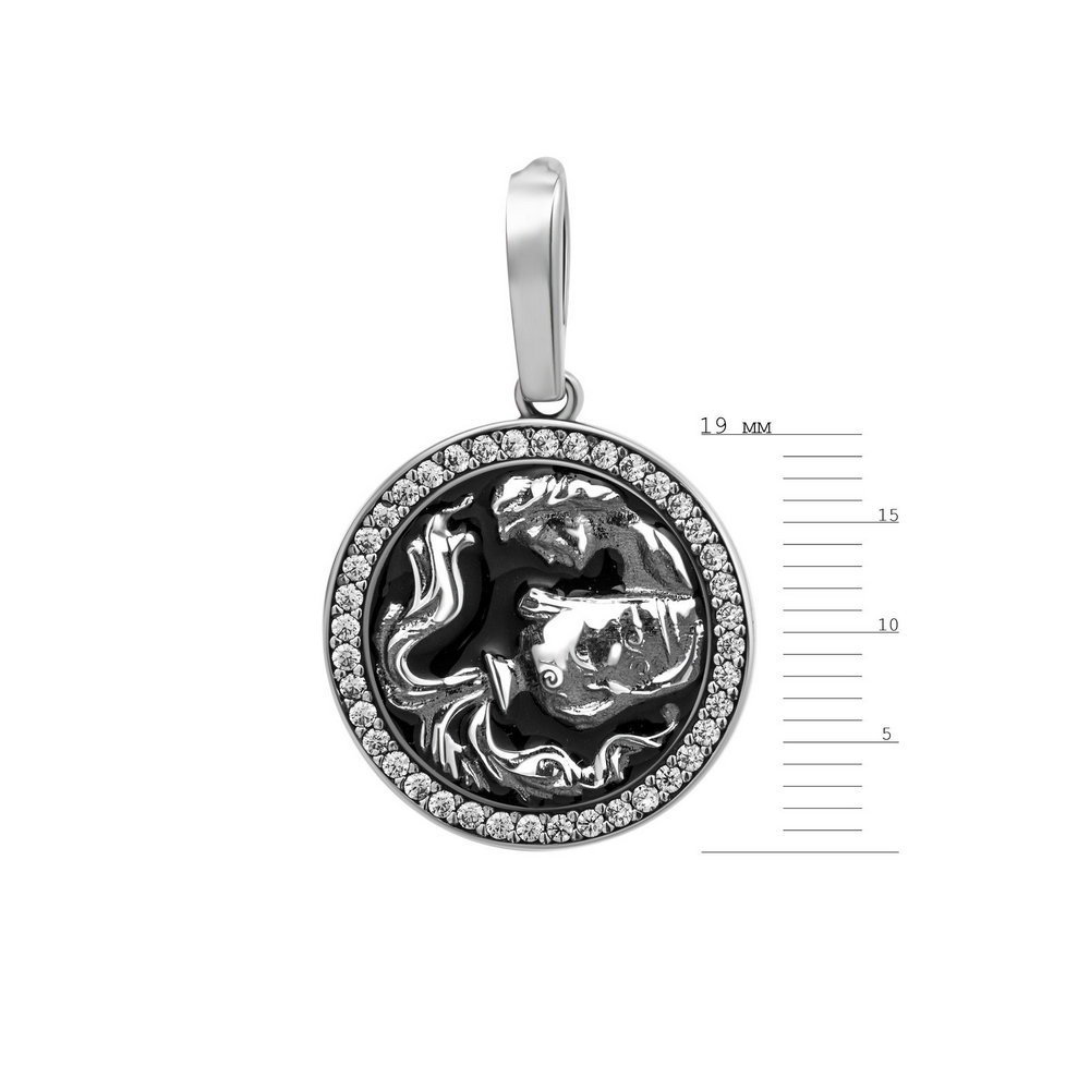 

Серебряный кулон ins:фианит IM-6924 р-
