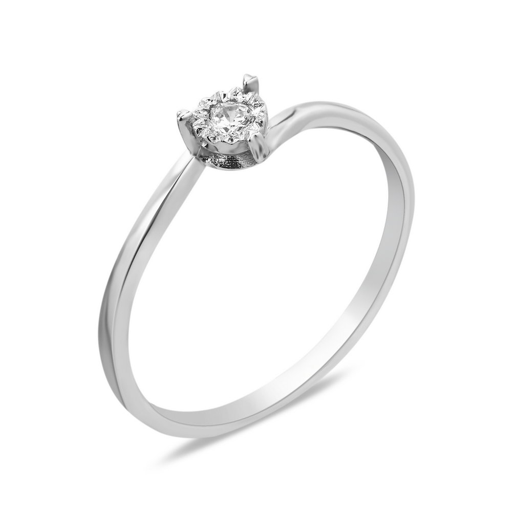 

Серебряное кольцо ins:фианит IM-6884 р-18.5