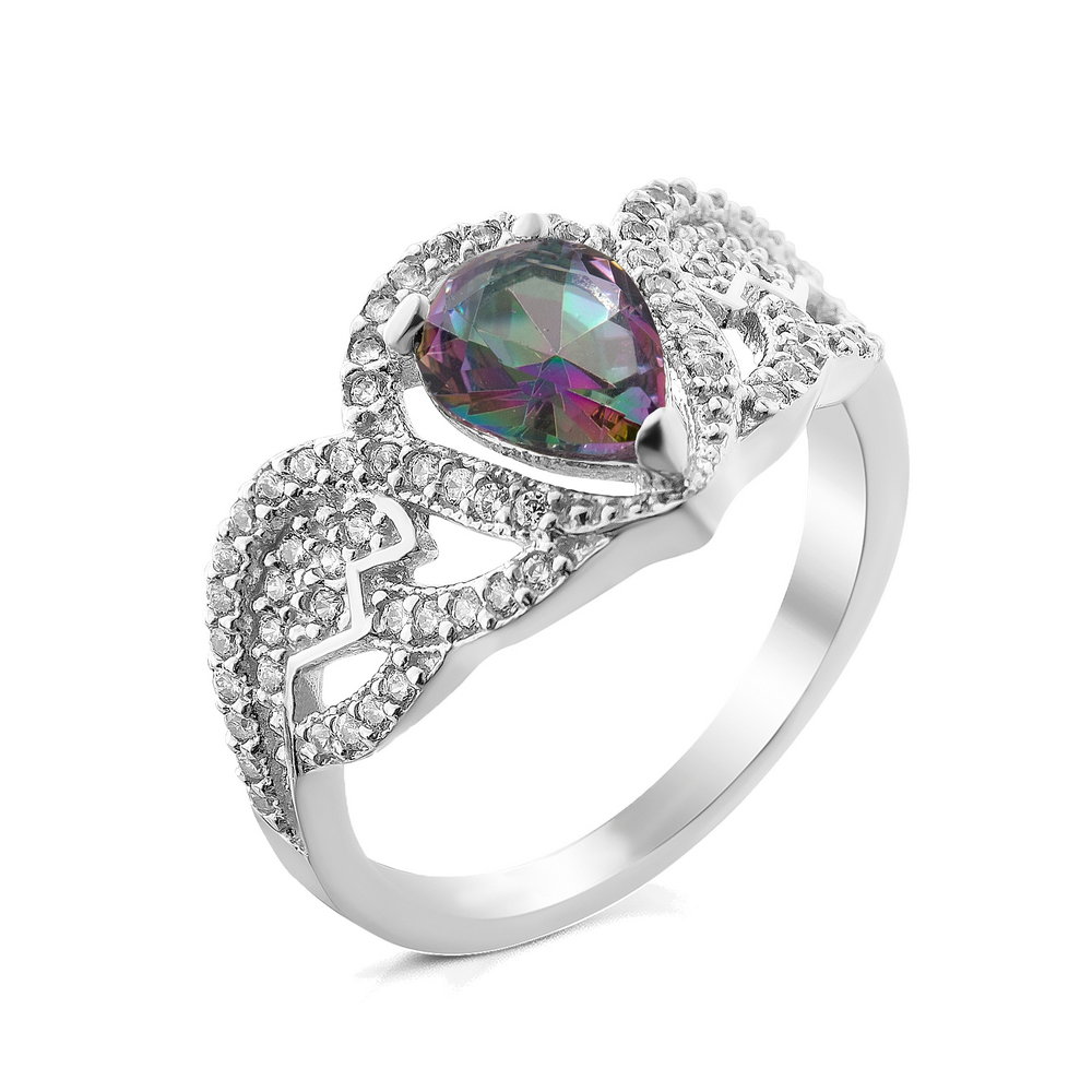 

Серебряное кольцо ins:фианит IM-6893 р-18