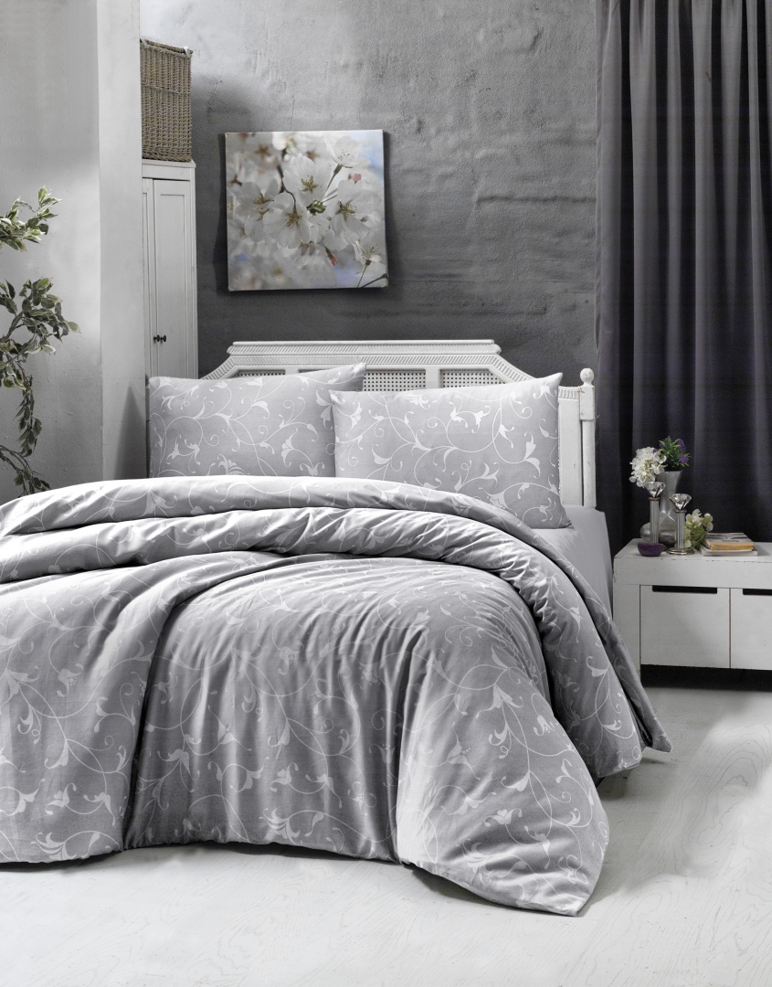 

Комплект постельного белья FIRST CHOICE сатин Евро celina grey m017536