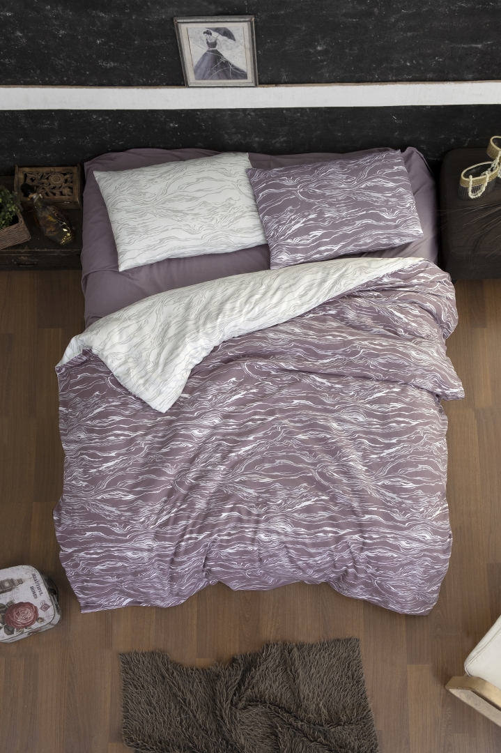 

Комплект постельного белья Евро FIRST CHOICE сатинLarnell lilac m017295
