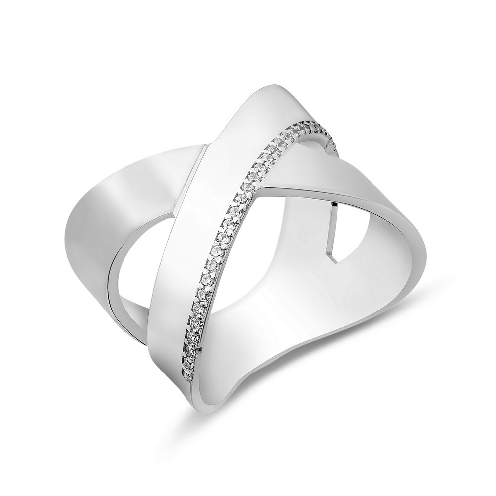 

Серебряное кольцо ins:фианит IM-6859 р-15.5