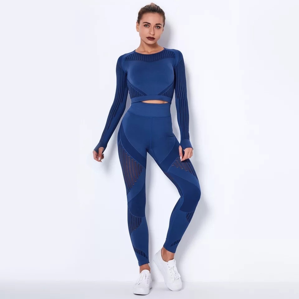 

Женский костюм для фитнеса Whatiwear с длинным рукавом синий  (1271-blue, Женский костюм для фитнеса Whatiwear с длинным рукавом синий M (1271-blue-M)