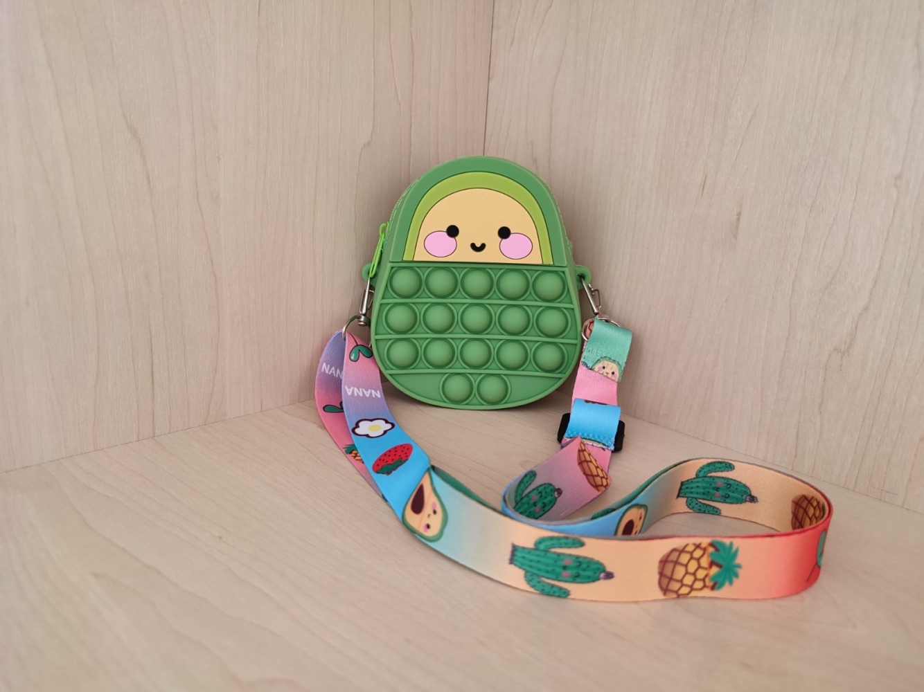 

Pop It Антистресс Игрушка (Поп Ит - Попит - Popit) - Сумочка Авокадо