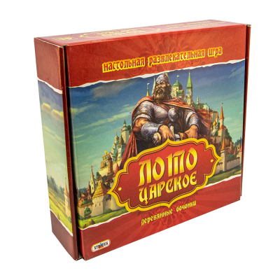 

Настольная игра Strateg Лото с деревянными бочонками Царское (русский язык) (342)