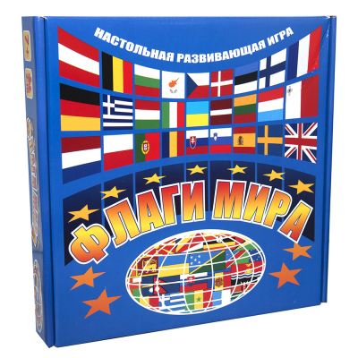 

Настольная игра Strateg Флаги мира (русский язык) (709)