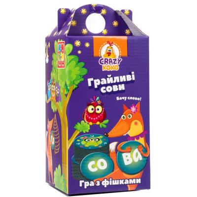 

Настольная игра Vladi Toys Шальные совы. Вижу слово! (укр.) (VT8033-04)