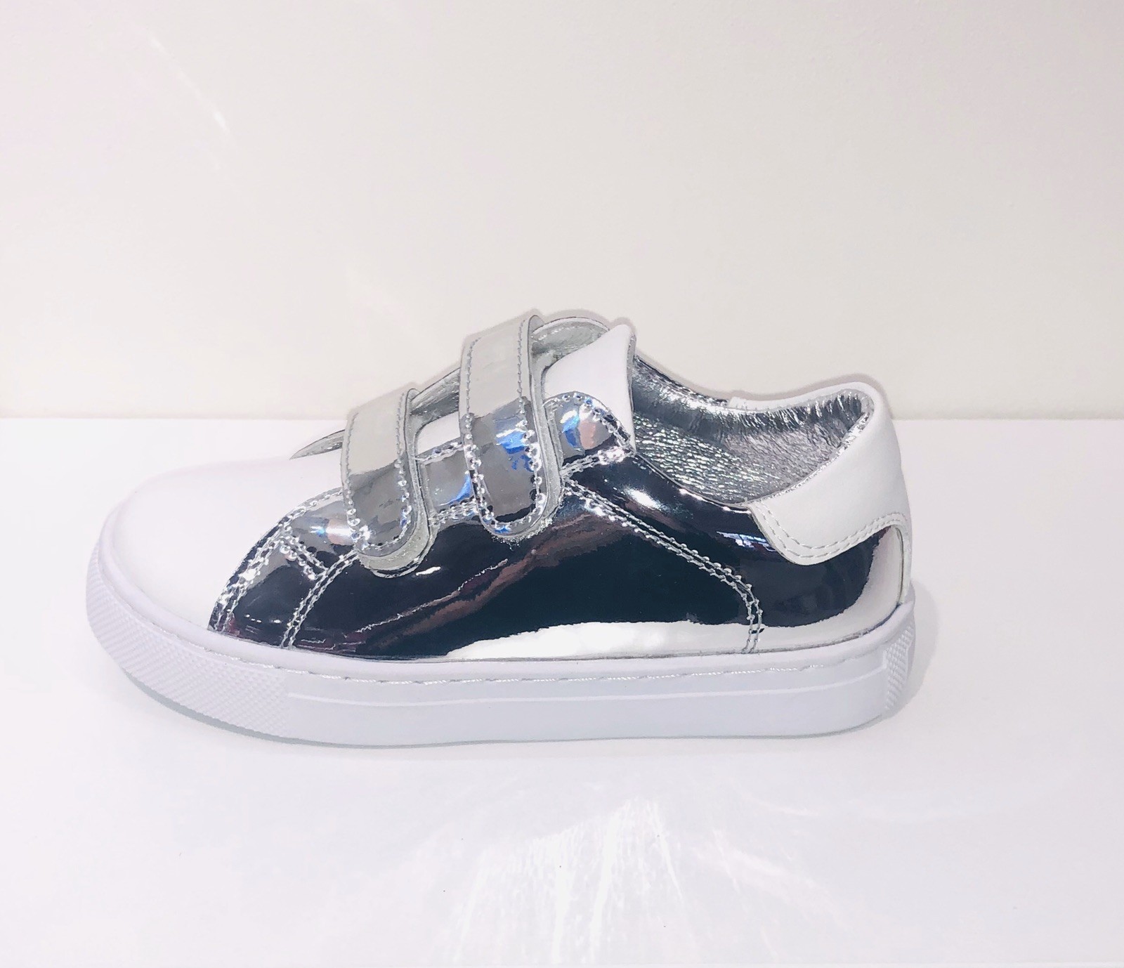 

Кеды для девочек EVIE shoes Sara Mirrror 35 White Mirror (237-2K 35)