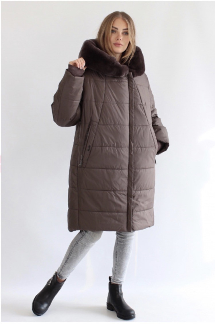 

Женский пуховик Damader - Symonder Camel's Wool 58 в расцветке коричневый капучино