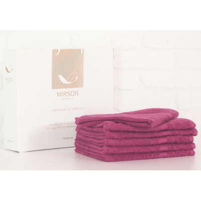 

Полотенце MirSon набор банных №5081 Elite SoftNess Plum 70х140 6 шт