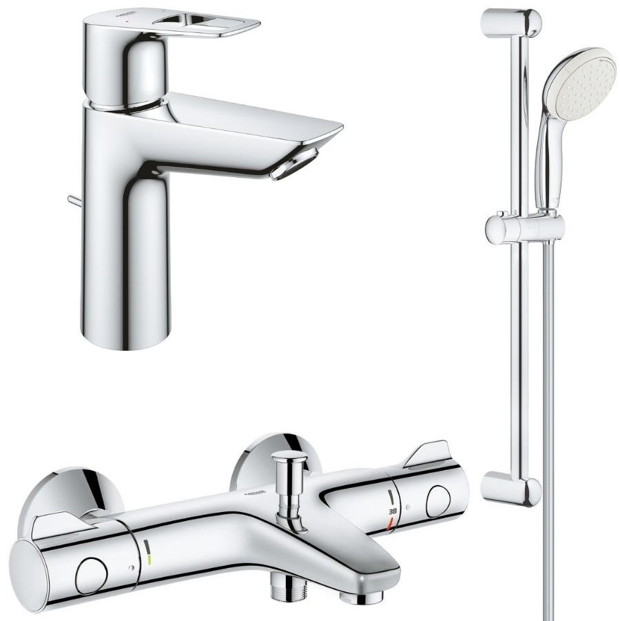 

Набор смесителей для душа Grohe BauLoop, хром (UA34550TM0)