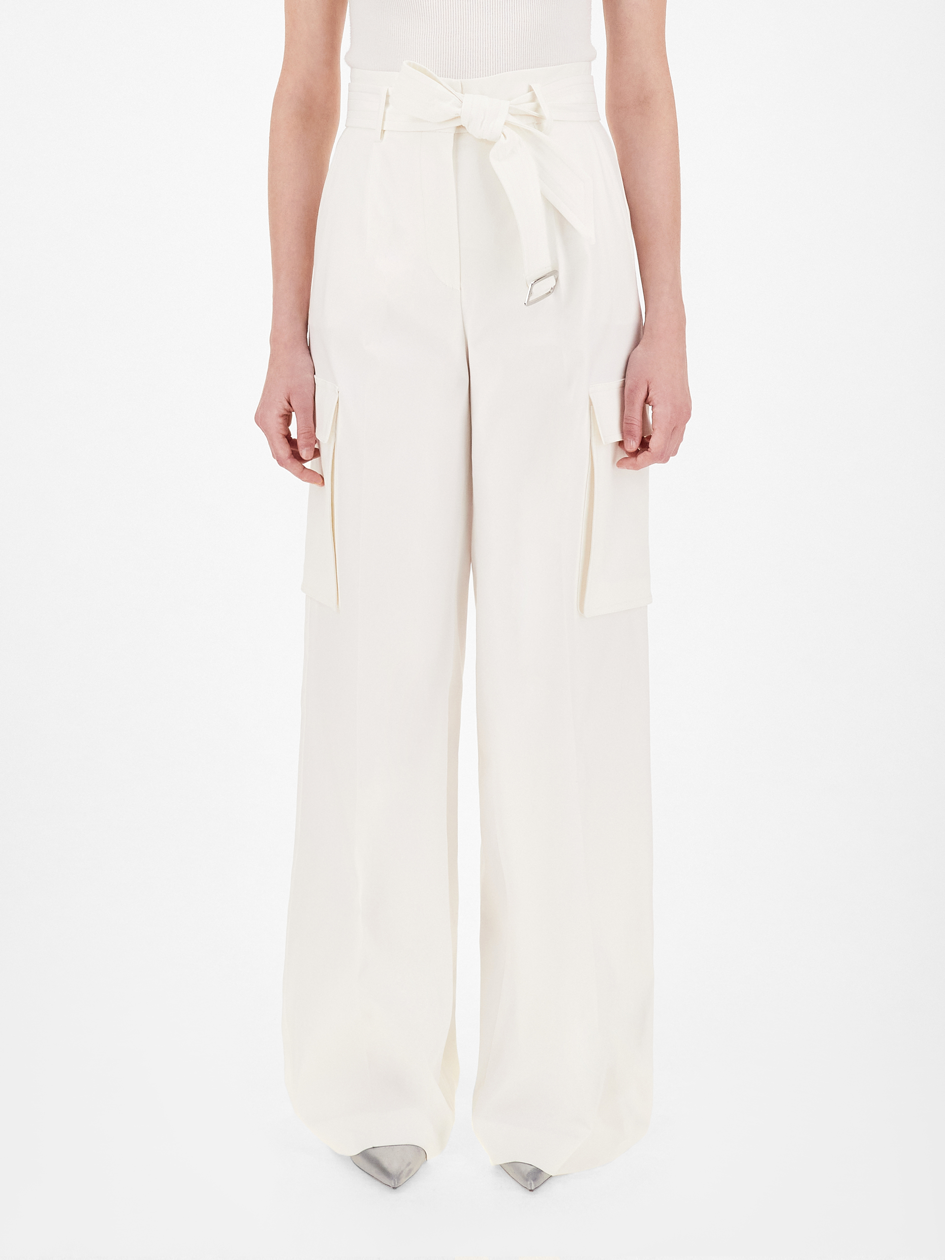 

Брюки MaxMara  Белые 11360619600, Брюки MaxMara 38 Белые 11360619600