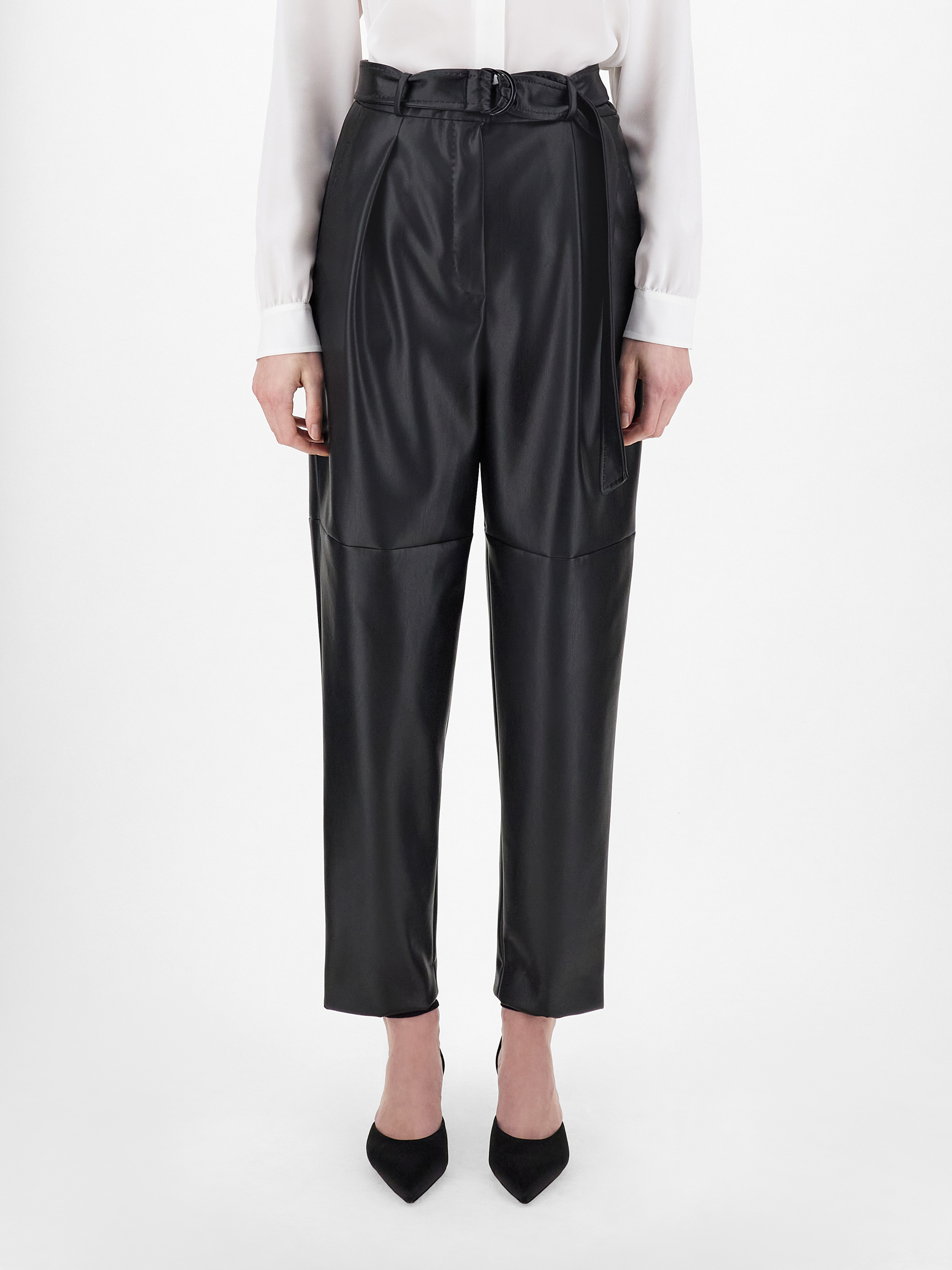 

Брюки MaxMara  Черные 61360819600, Брюки MaxMara 46 Черные 61360819600