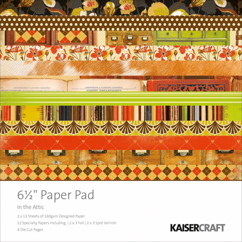 

Набор скрапбумаги Kaisercraft In Attick, 16х16 см, 40 листов, артикул PP894