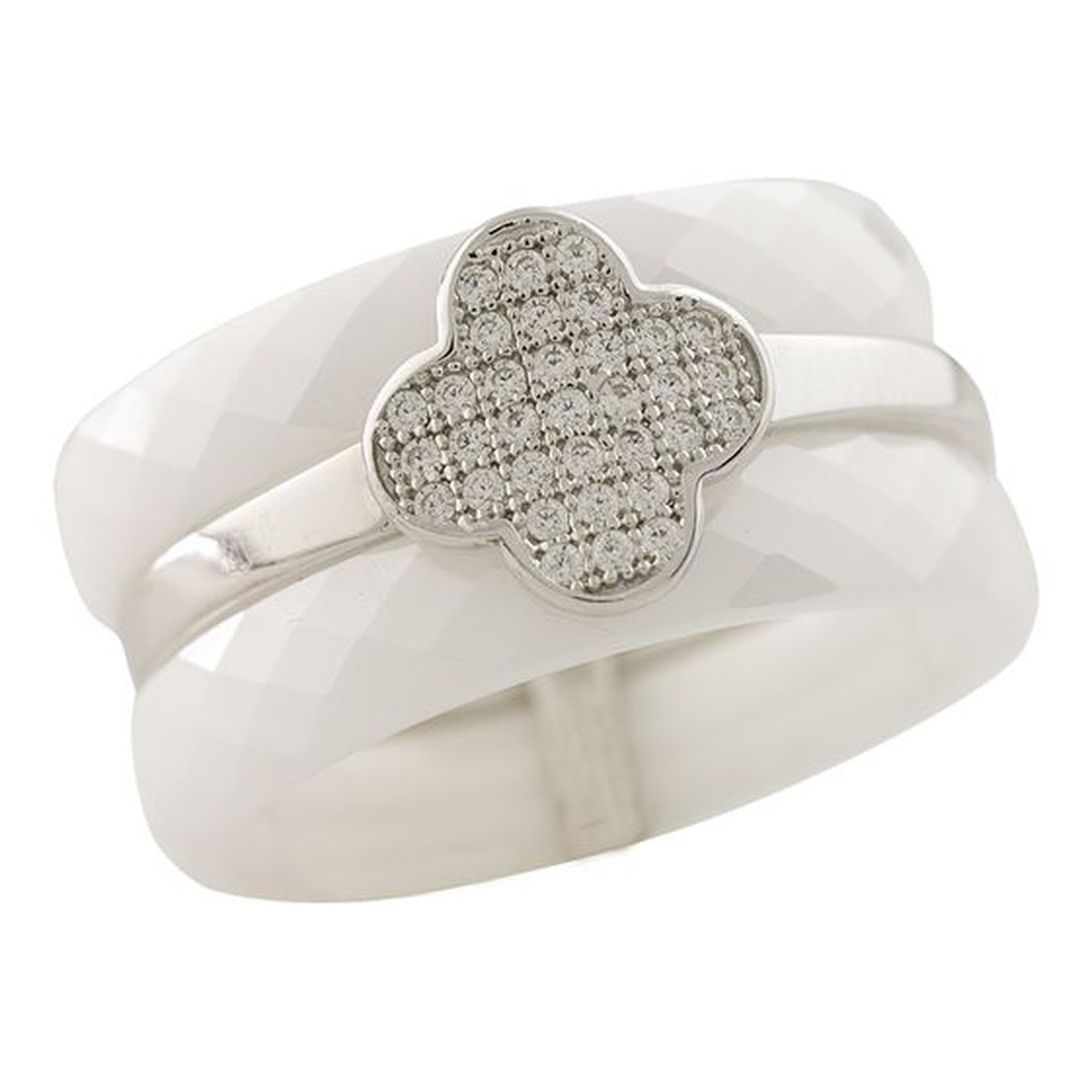 

Серебряное кольцо SilverLine с керамикой 18.5 размер