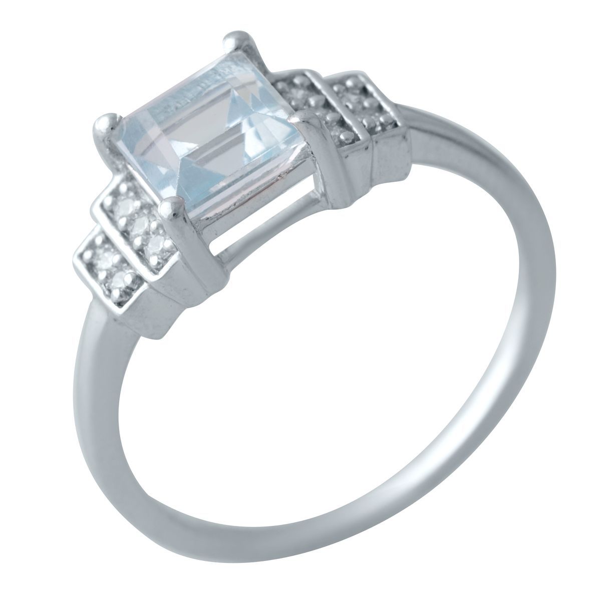 

Серебряное кольцо SilverLine с натуральным топазом 17.5 размер