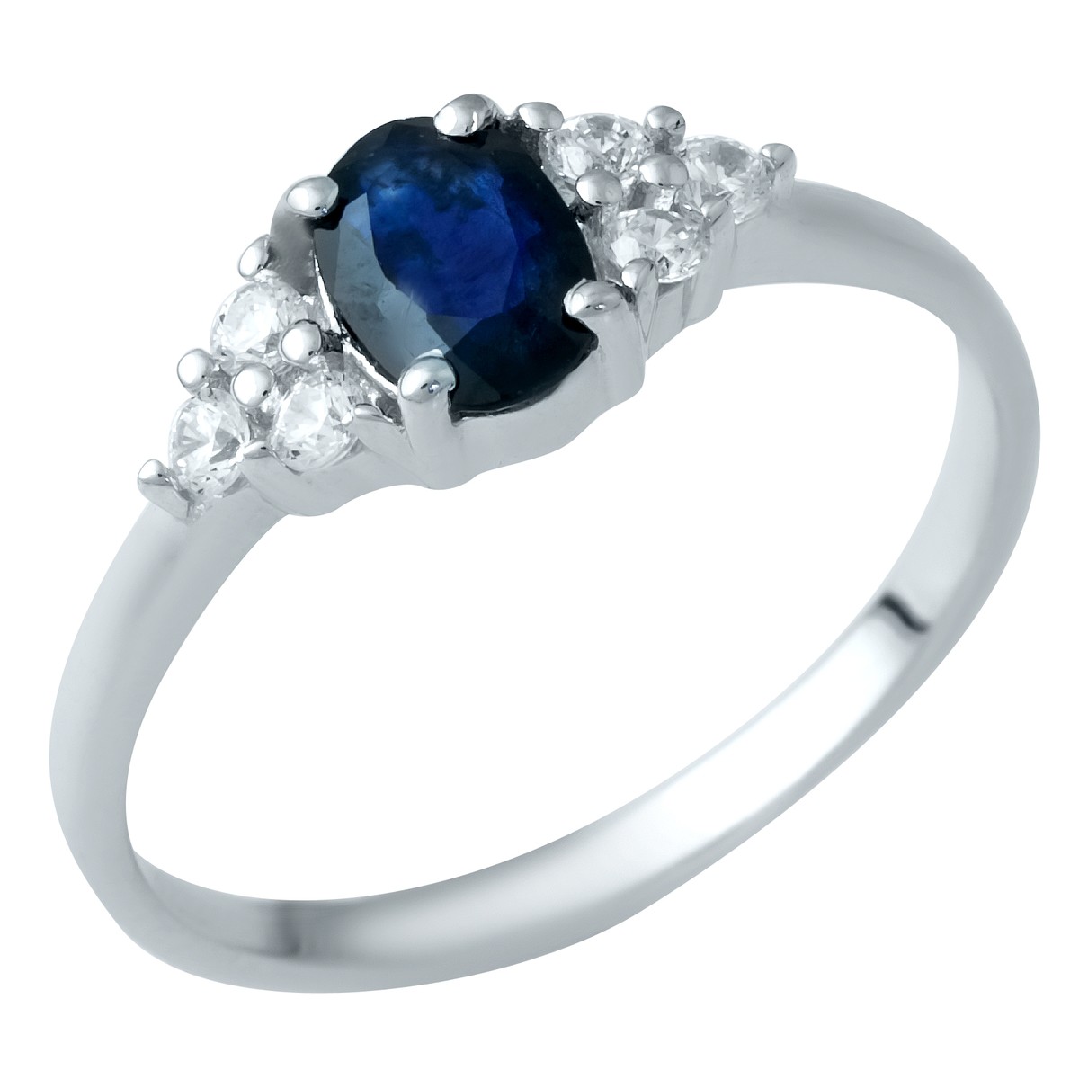 

Серебряное кольцо SilverLine с натуральным сапфиром 1.175ct 16.5 размер