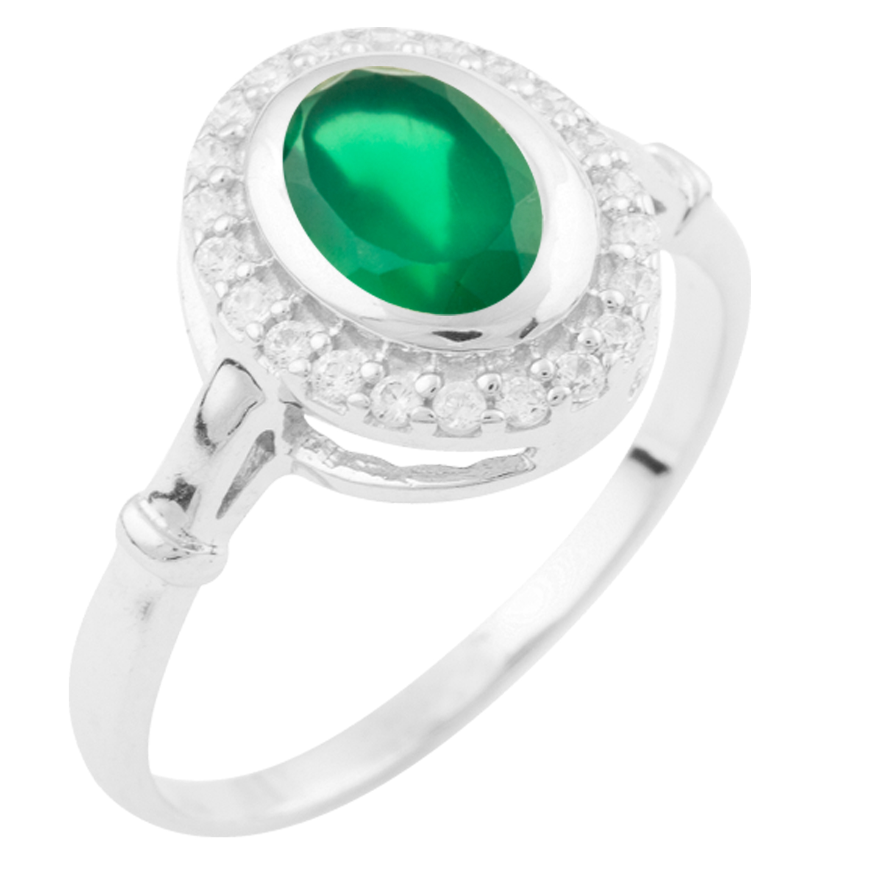 

Серебряное кольцо SilverLine с натуральным агатом 18 размер