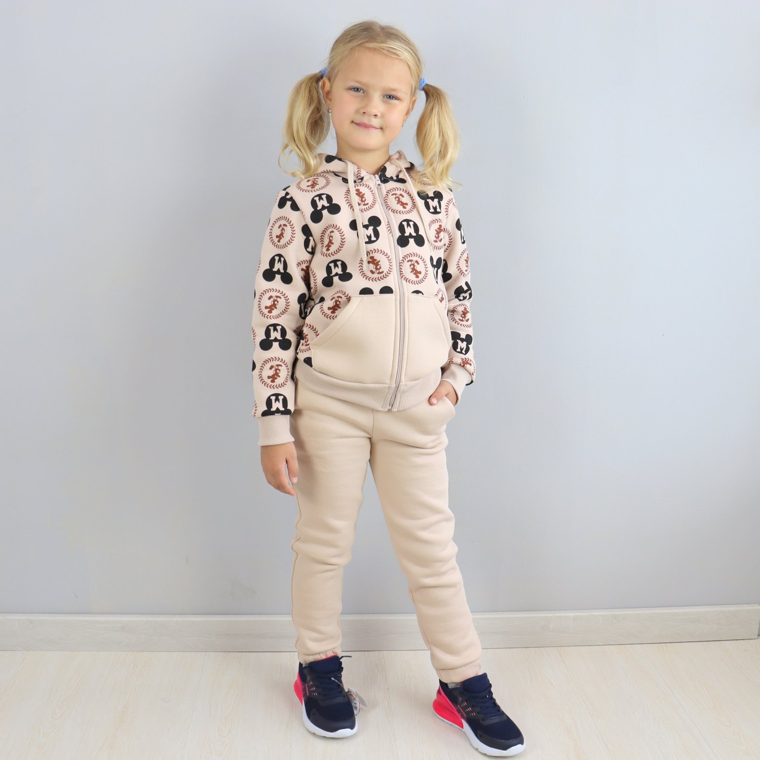 

Теплый костюм для девочки Stylebaby (5215-39) Рост 122 см Бежевый