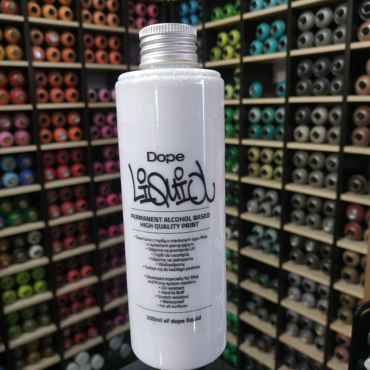 

Заправка для маркеров Dope LIQUID White (Белый) 200ml