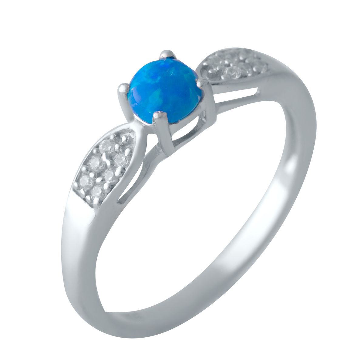 

Серебряное кольцо SilverLine с опалом 17.5 размер