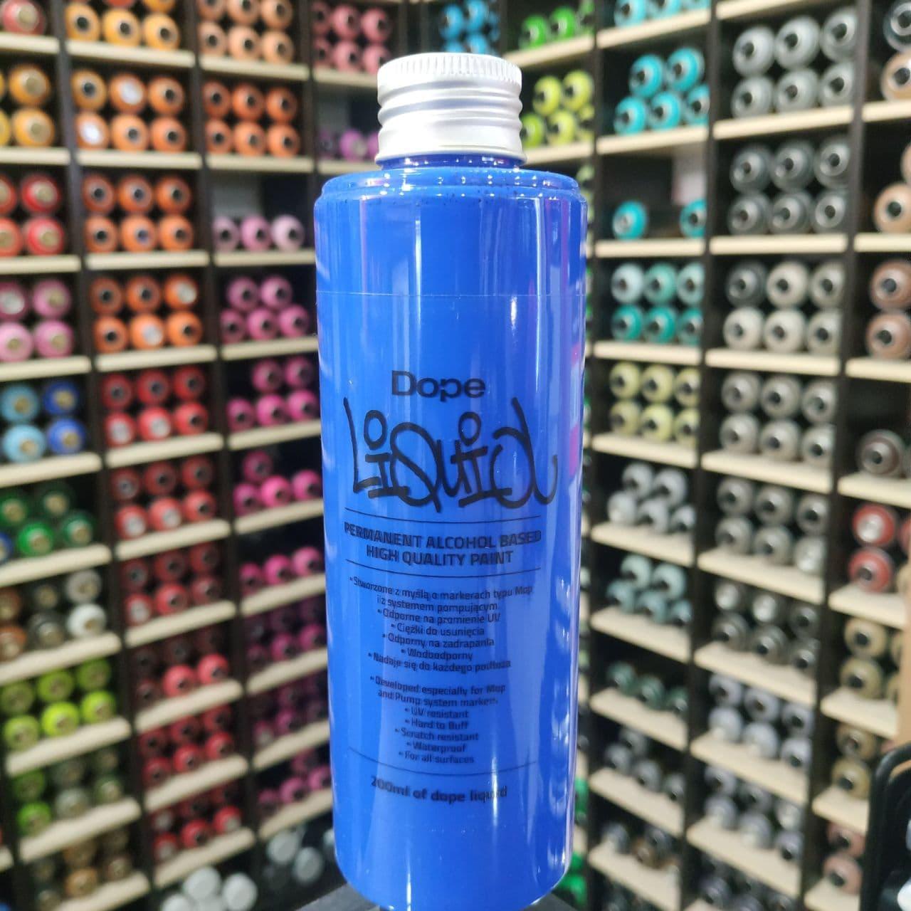 

Заправка для маркеров Dope LIQUID Blue (Синий) 200ml