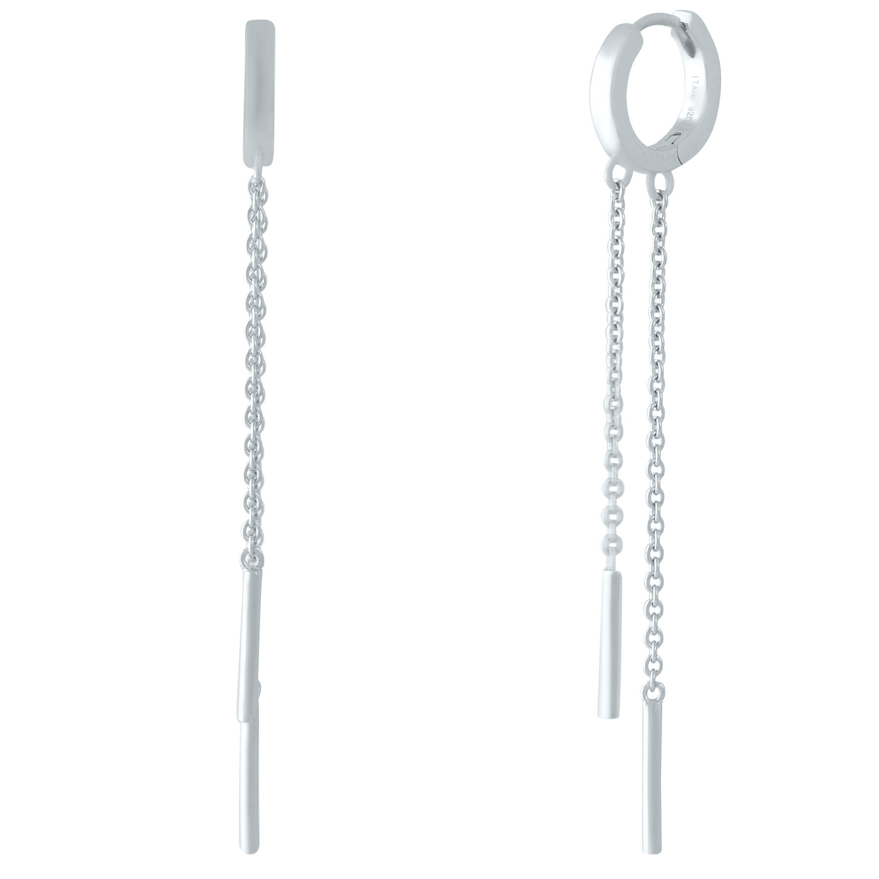 

Серебряные серьги SilverLine без камней