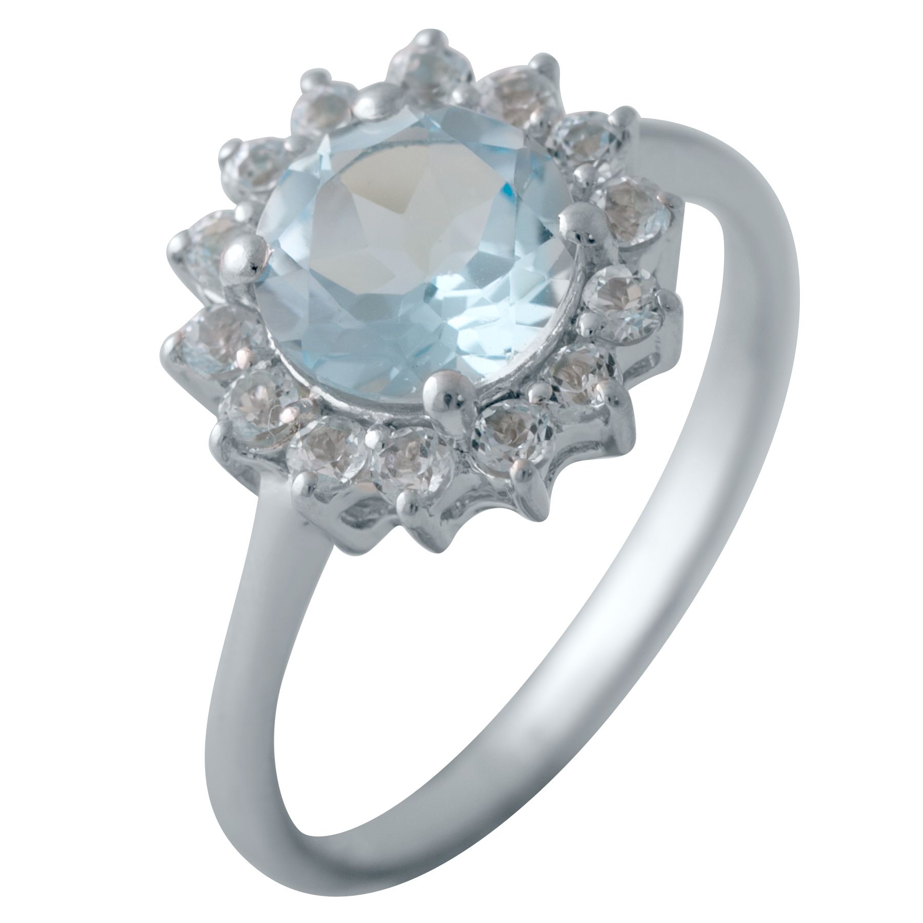 

Серебряное кольцо SilverLine с натуральным топазом 2.38ct 17.5 размер