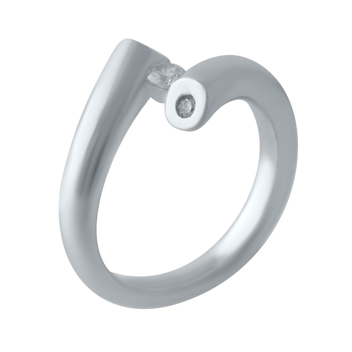 

Серебряное кольцо SilverLine с фианитами 16 размер
