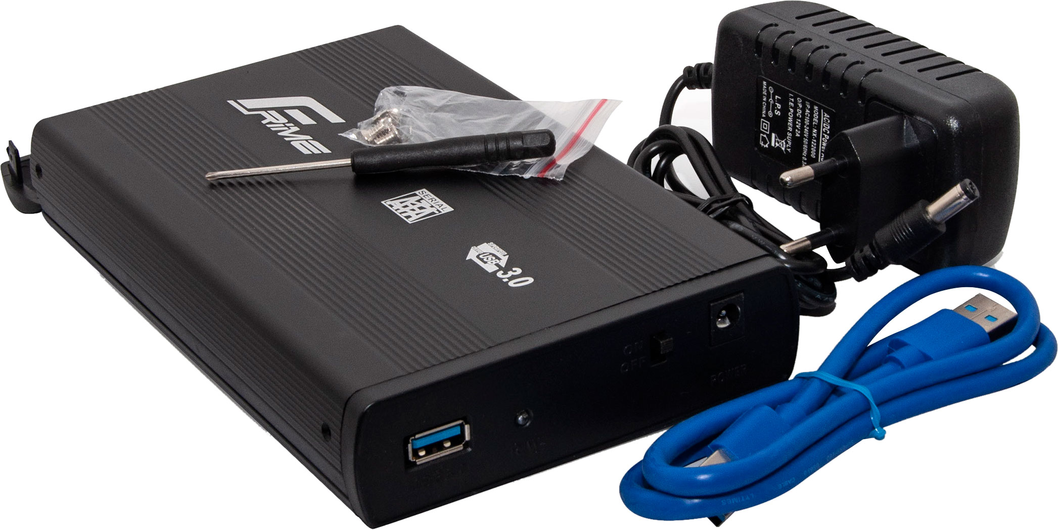 

Зовнішня кишеня Frime для HDD 3.5" SATA USB 3.0 Black (FHE50.35U30)